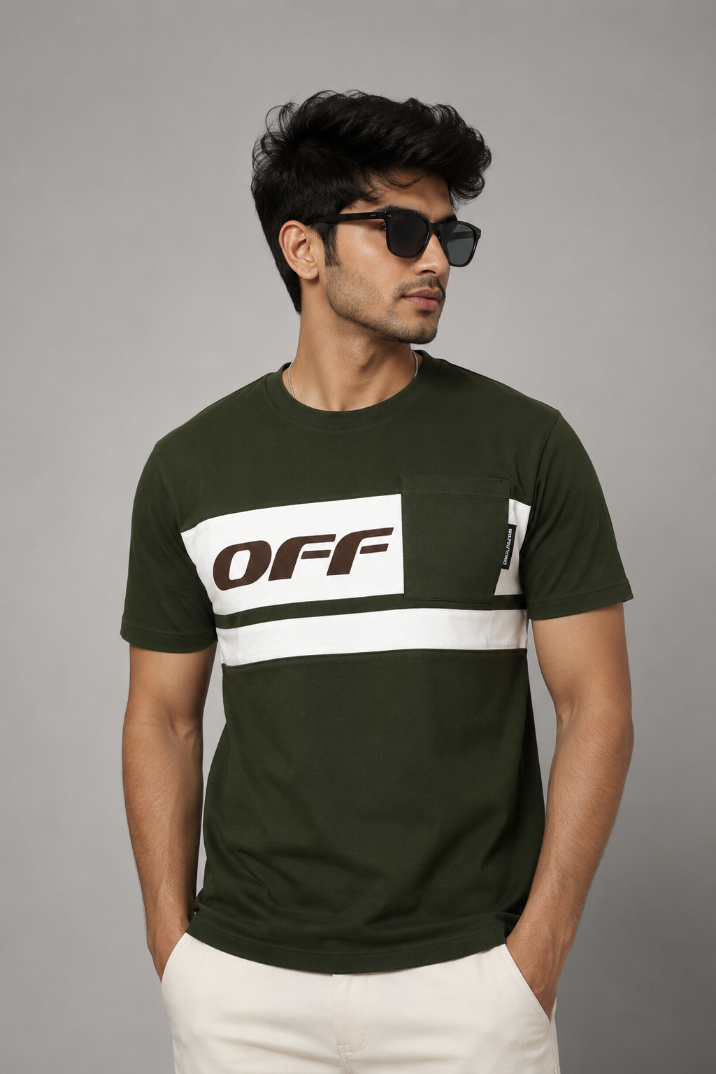 OFF Premium Cotton Plating T-Shirt