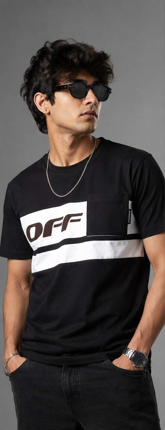 OFF Premium Cotton Plating T-Shirt