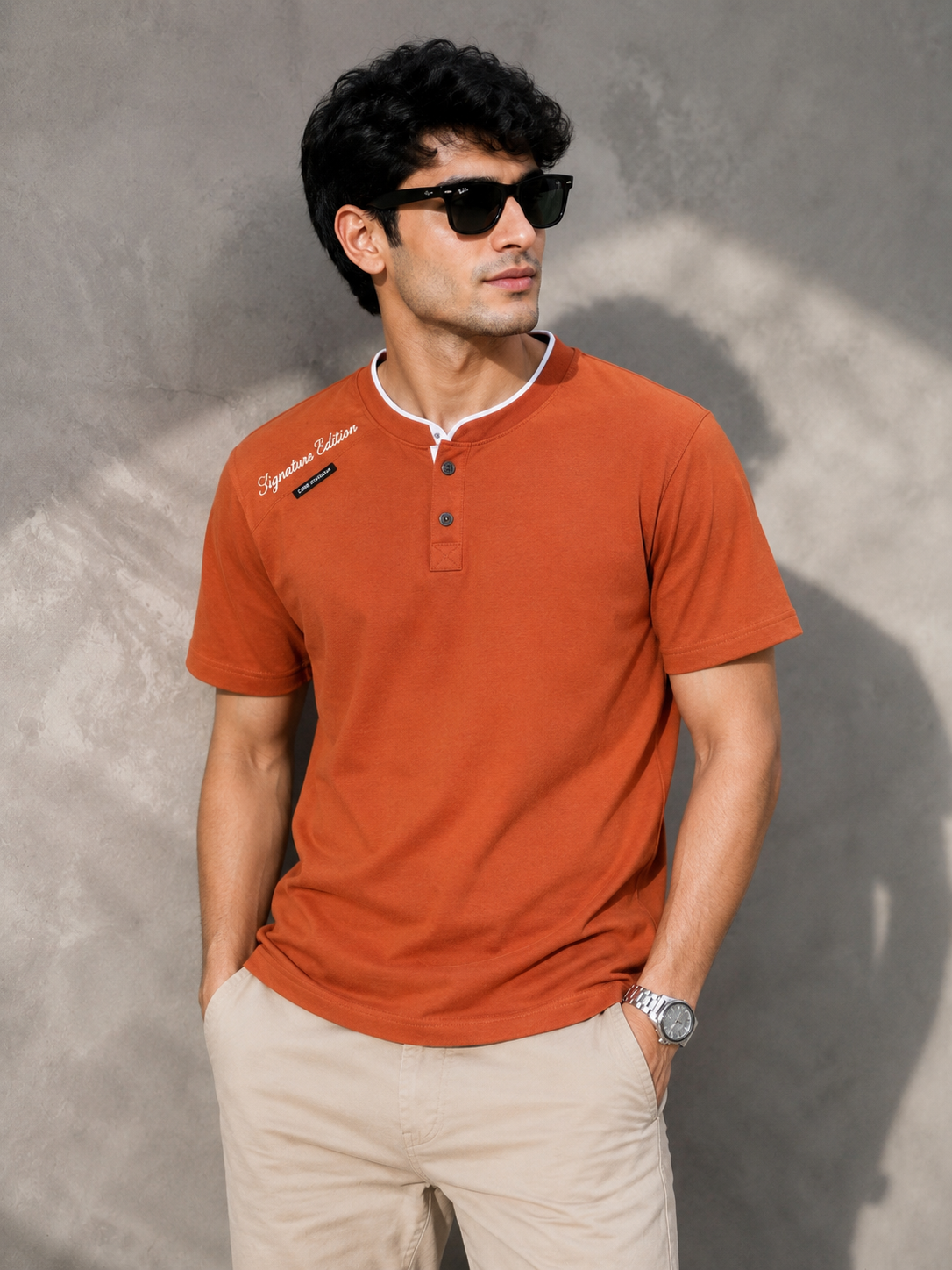 Signature Edition Premium Henley T-Shirt