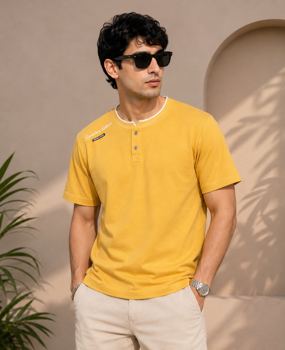 Signature Edition Premium Henley T-Shirt