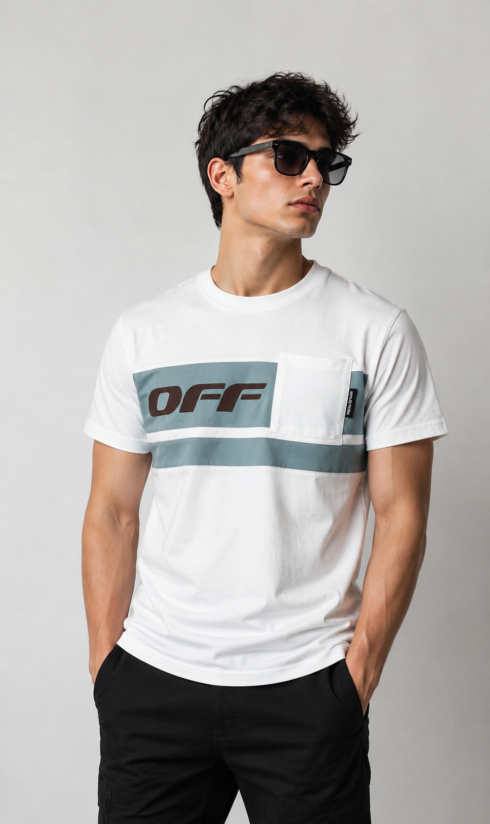 OFF Premium Cotton Plating T-Shirt