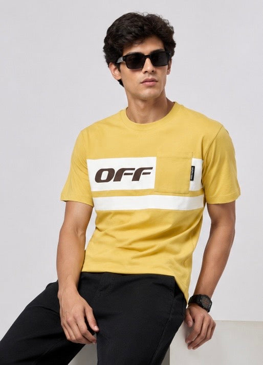 OFF Premium Cotton Plating T-Shirt