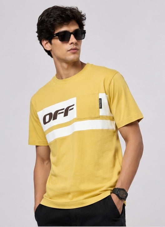 OFF Premium Cotton Plating T-Shirt