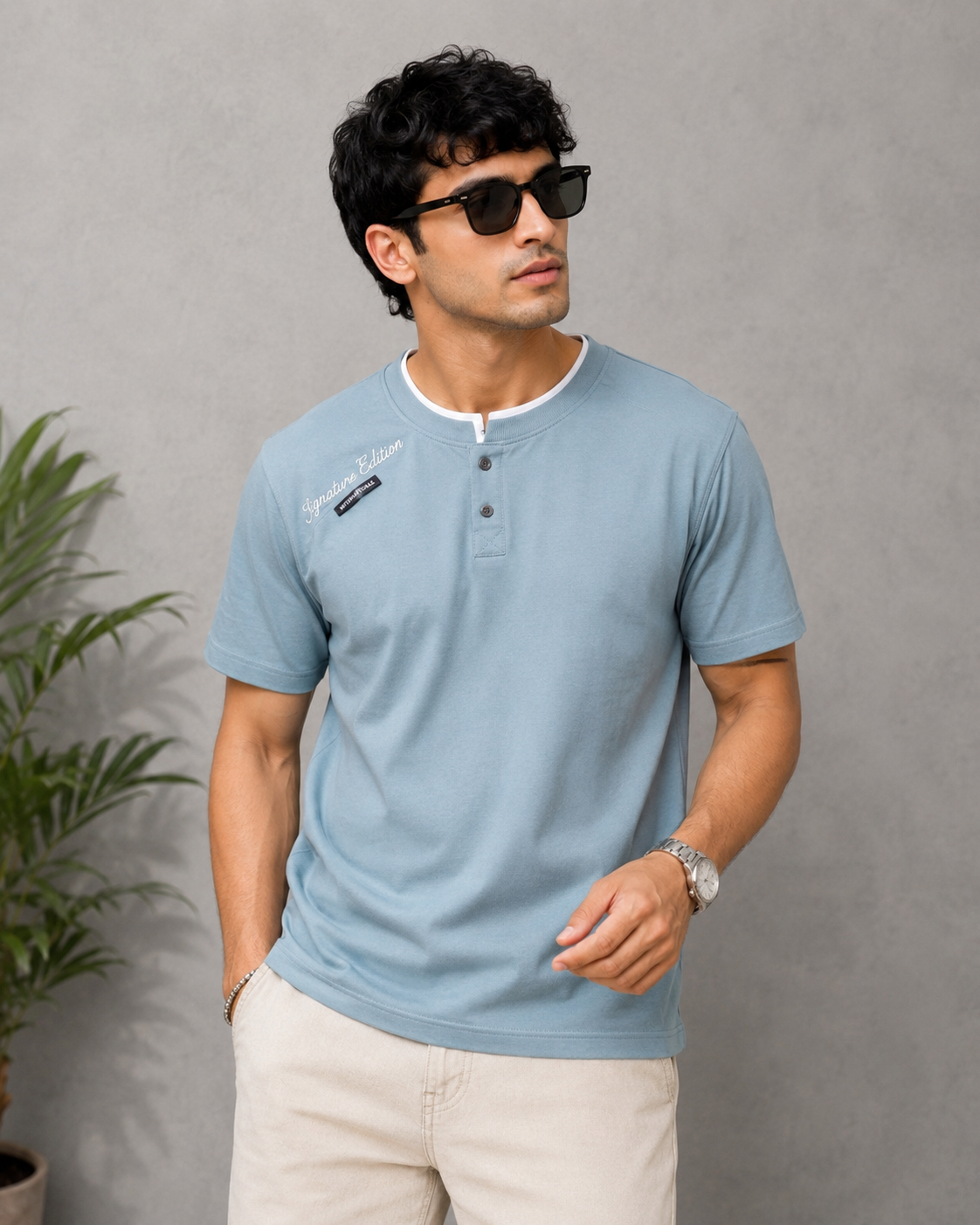 Signature Edition Premium Henley T-Shirt