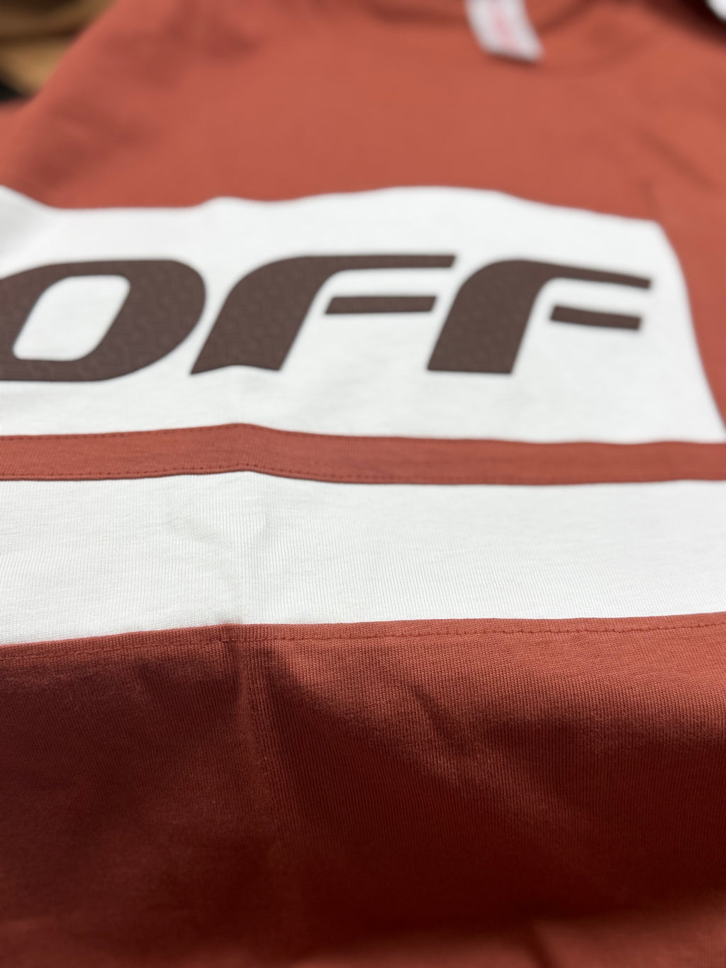 OFF Premium Cotton Plating T-Shirt