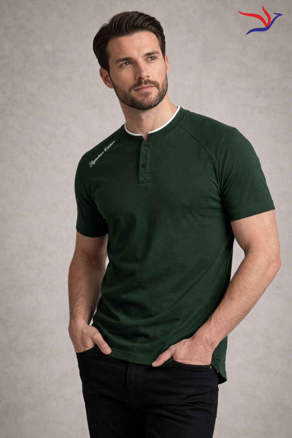 Signature Edition Premium Henley T-Shirt
