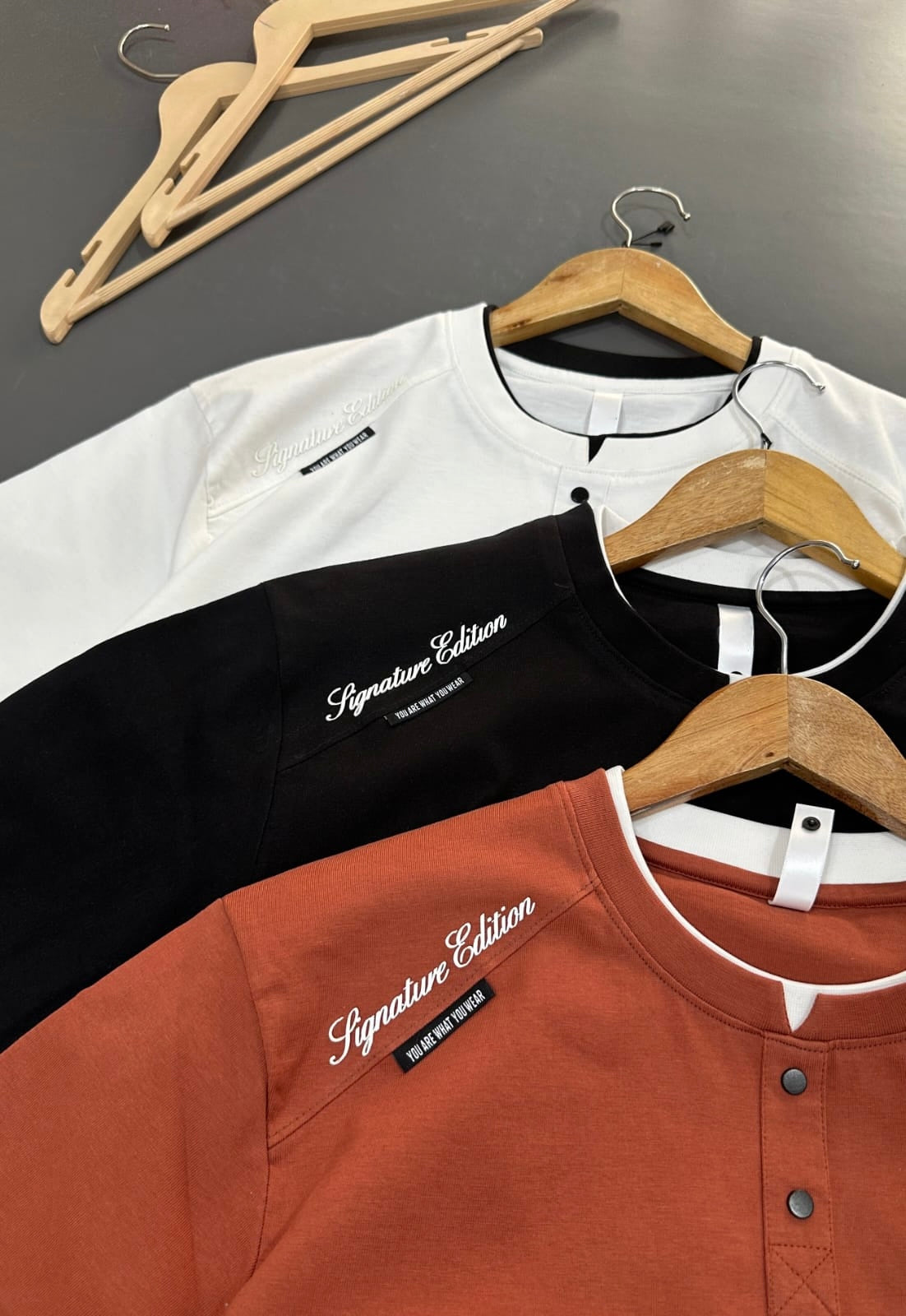 Signature Edition Premium Henley T-Shirt
