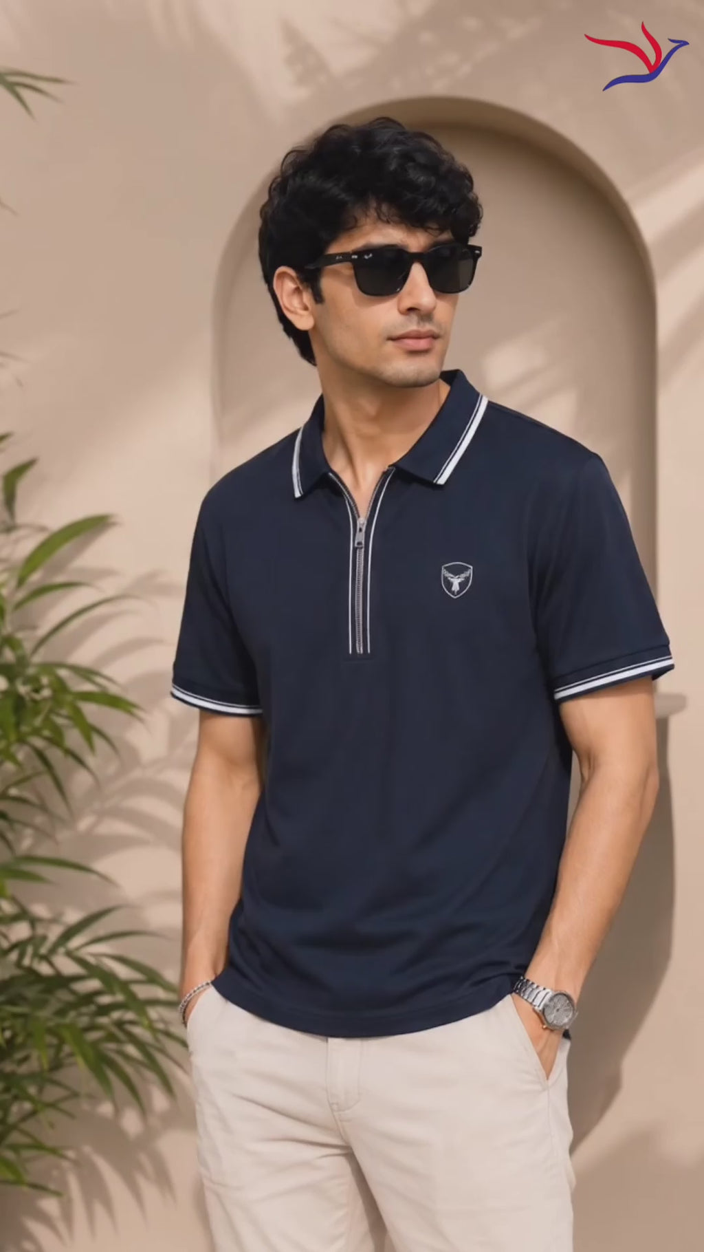 Premium HD Pique Lycra Zipper Polos